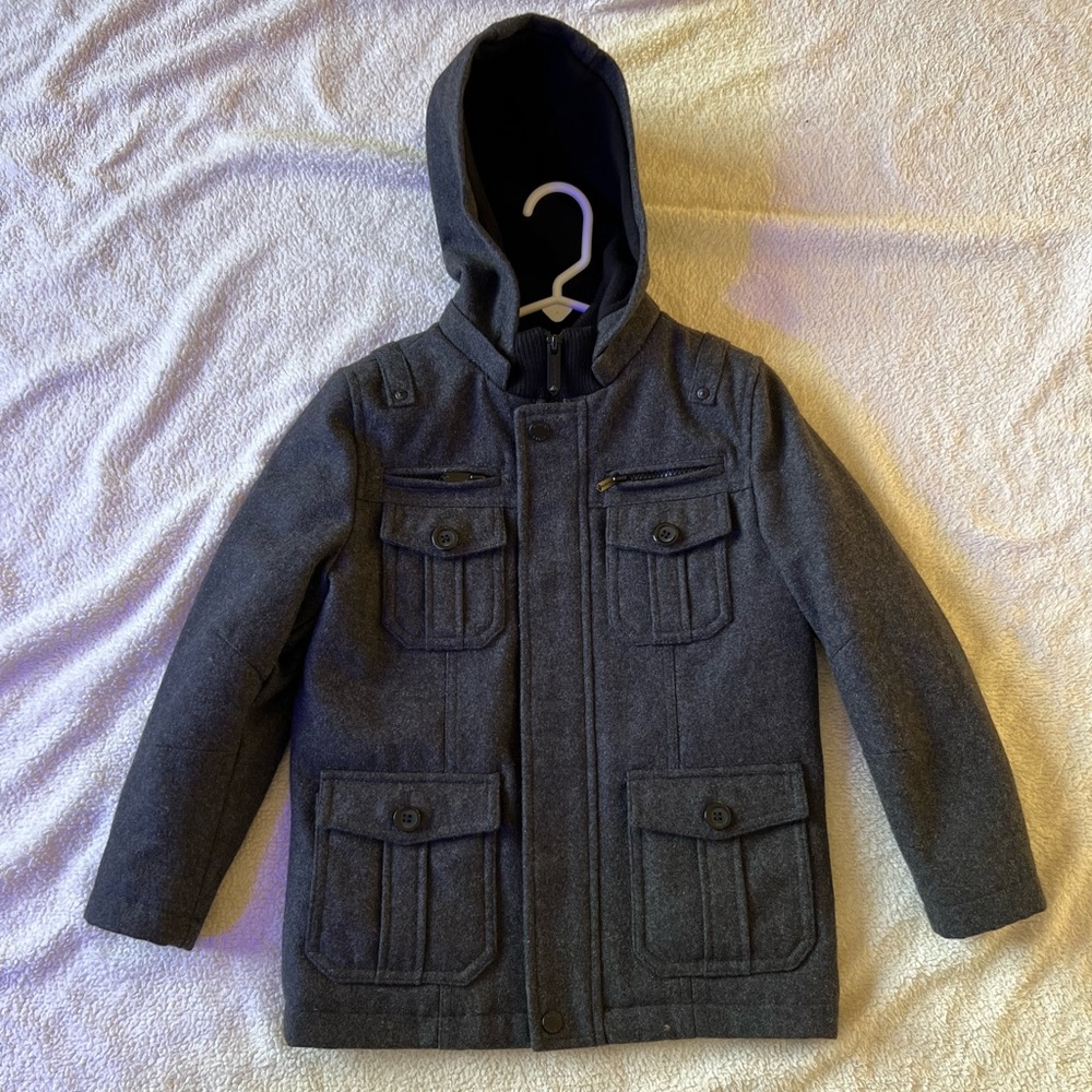 Boys dark grey coat